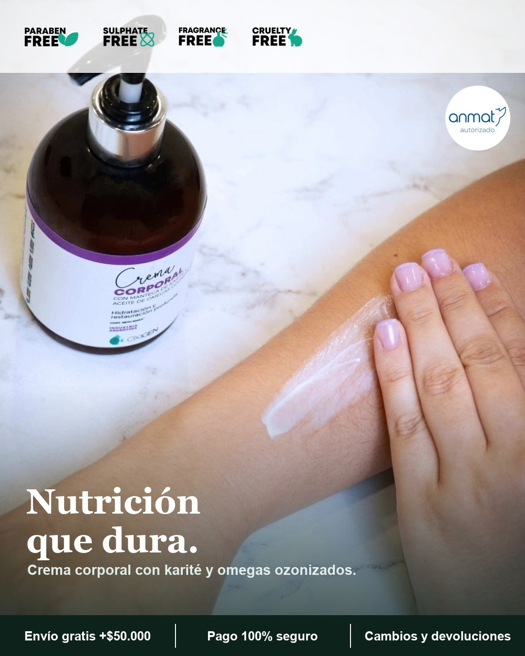 OxiGen Crema Corporal — Hero