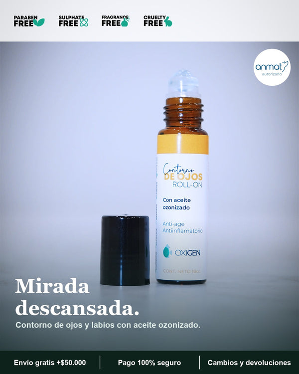 Contorno de Ojos y Labios Roll-On con Aceite Ozonizado